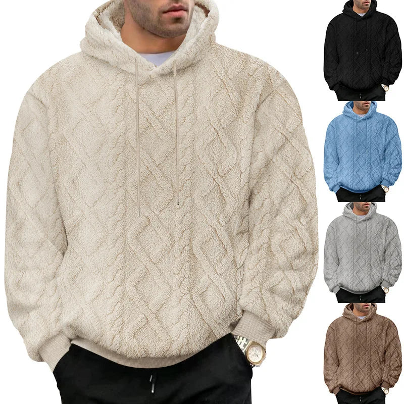 Sudadera polar suave para hombre
