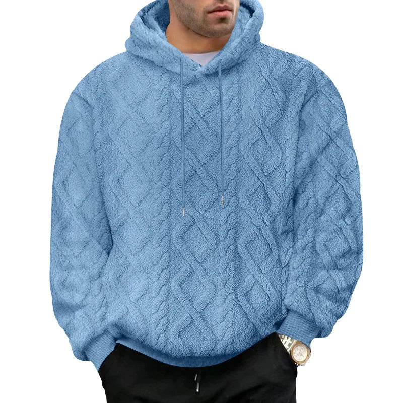 Sudadera polar suave para hombre
