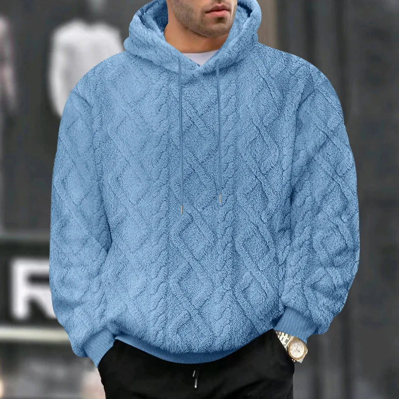 Sudadera polar suave para hombre