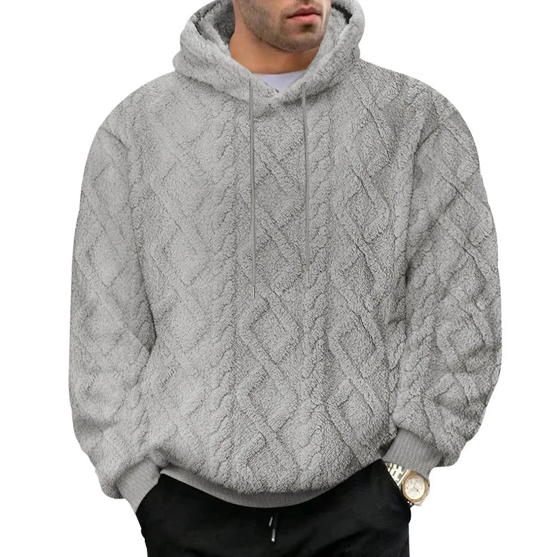Sudadera polar suave para hombre