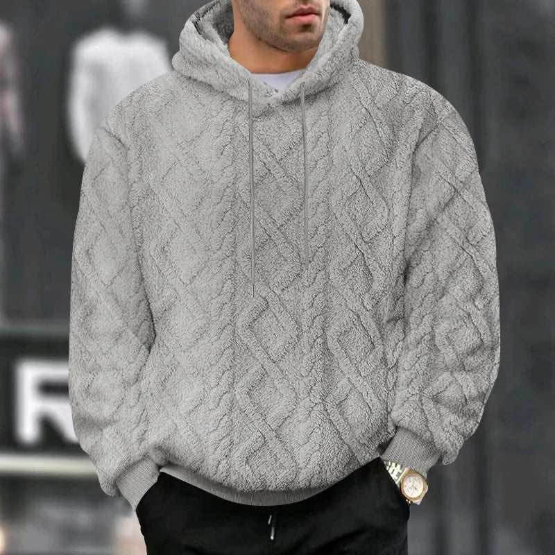 Sudadera polar suave para hombre