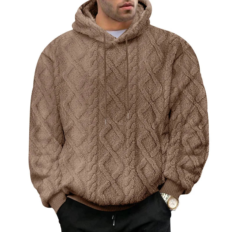 Sudadera polar suave para hombre