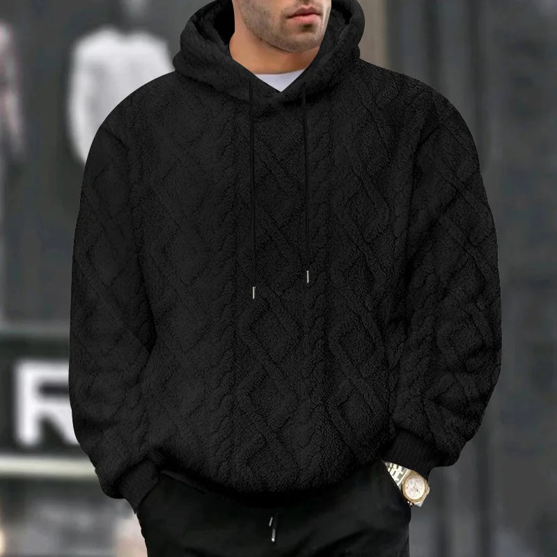 Sudadera polar suave para hombre