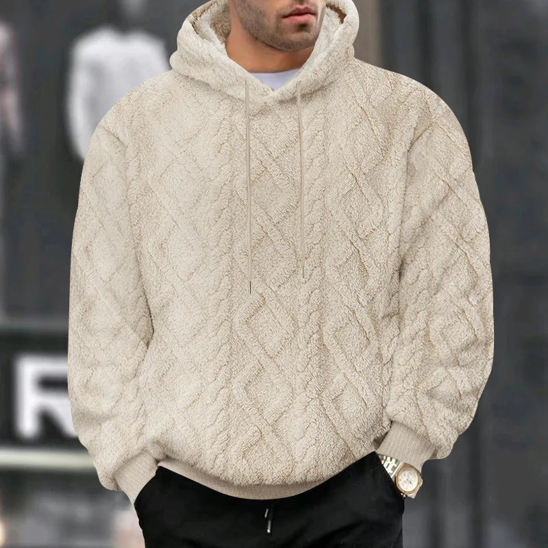 Sudadera polar suave para hombre