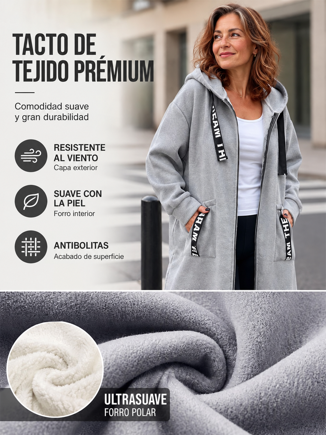 Tejido prémium y confección
