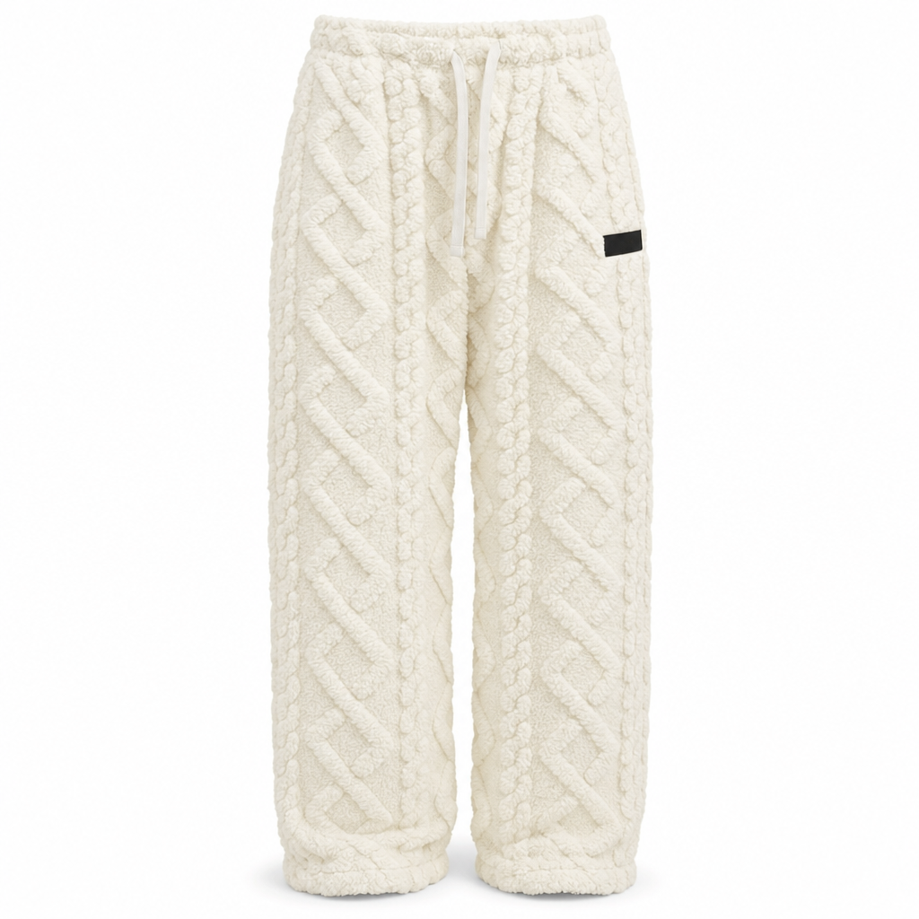 Pantalón térmico beige de mujer