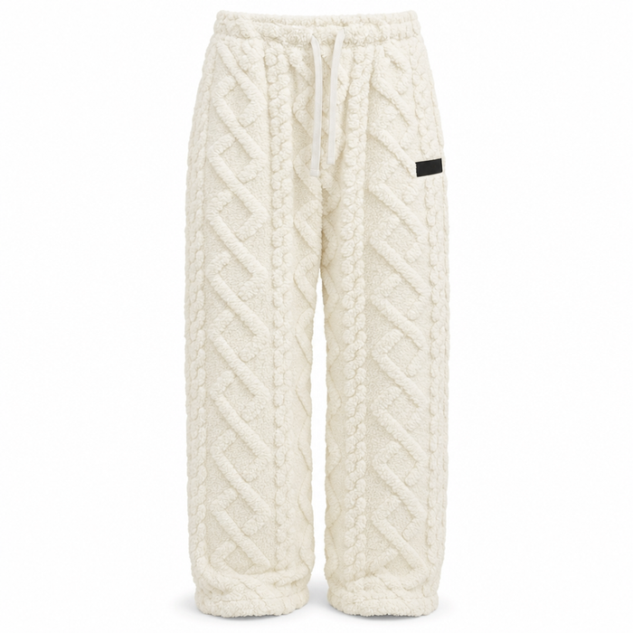 Pantalón térmico beige de mujer